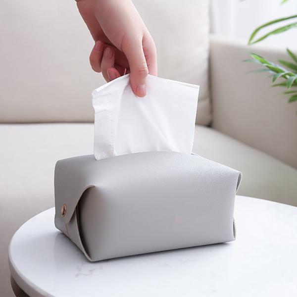 portable leather Tissue Box Holder For Car Napkin tissue box car organizer make your car clean and tidy