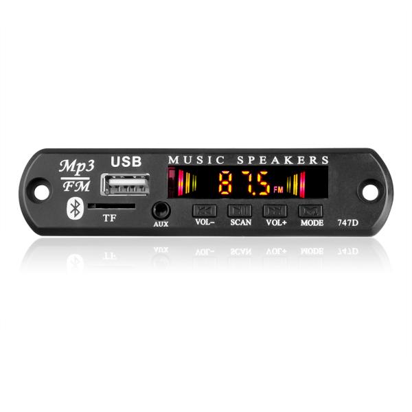 Upgrade Your Car Audio with Bluetooth 5.0 MP3 Decoder Board Featuring Color Screen and Remote Control