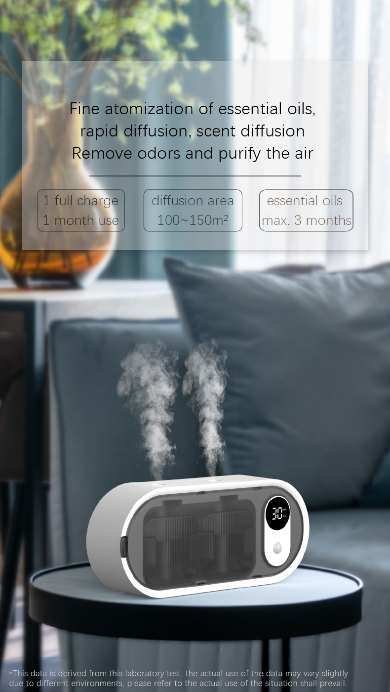 OEM Machine Smart Commercial Waterless Aroma Diffuser Perfume Dispenser for Hotel Home Air