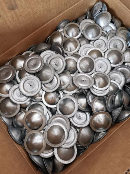 fast type 22mm Stainless Steel Insulation Dome Caps For Locked Lacing Anchors 2