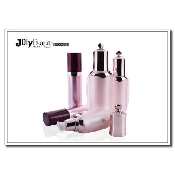 PMMA Plastic Pump Airless Sunscreen Lotion Bottle 30ml For Cosmetics