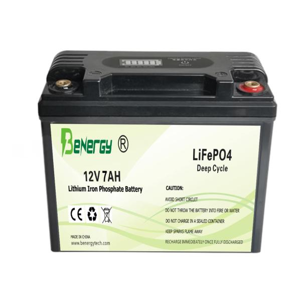 ODM Rechargeable 7Ah 12V Lithium Battery Pack With Plastic Case