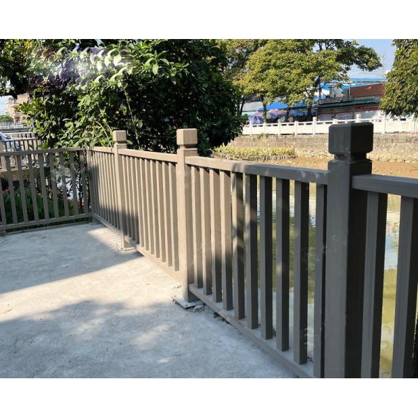 Fireproof WPC Fence Panel 2000x1200mm Wood Plastic Composite Board