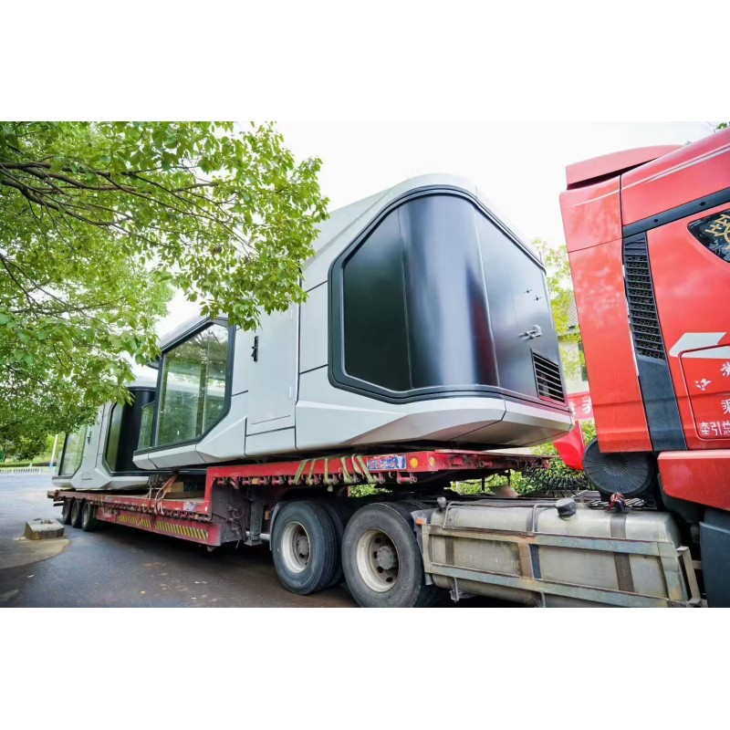 E7 Luxury Space Capsule House | 38㎡ Prefab Modular Glamping Pod with 270° Panoramic View & 20 Years Life Span