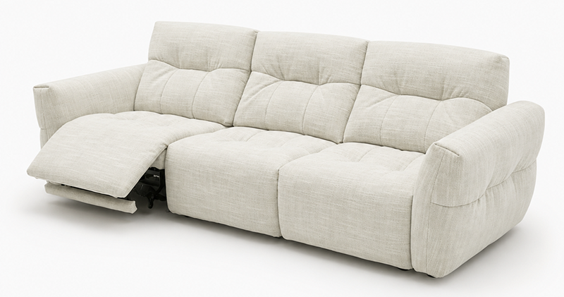 Modern Recliner Sofa with Zero Wall Space-Saving Design