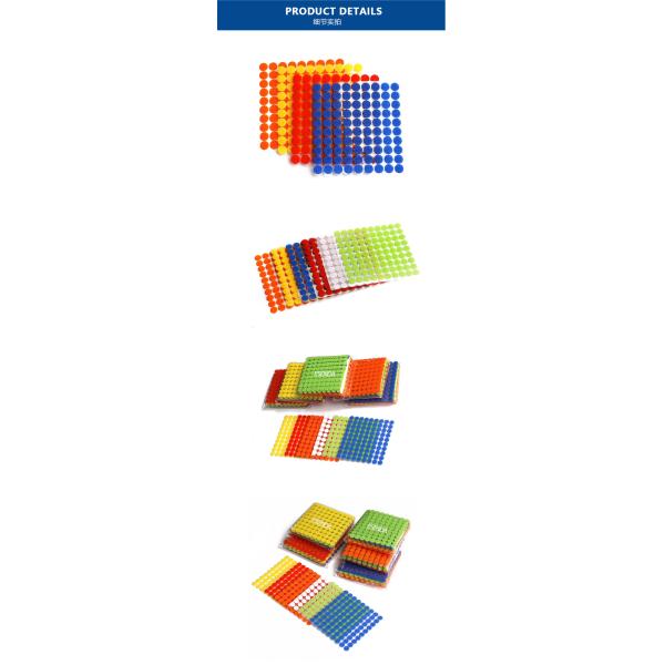 Round Adhesive Hook And Loop Dot 100 Pairs Eco Friendly Convenient Lightweight