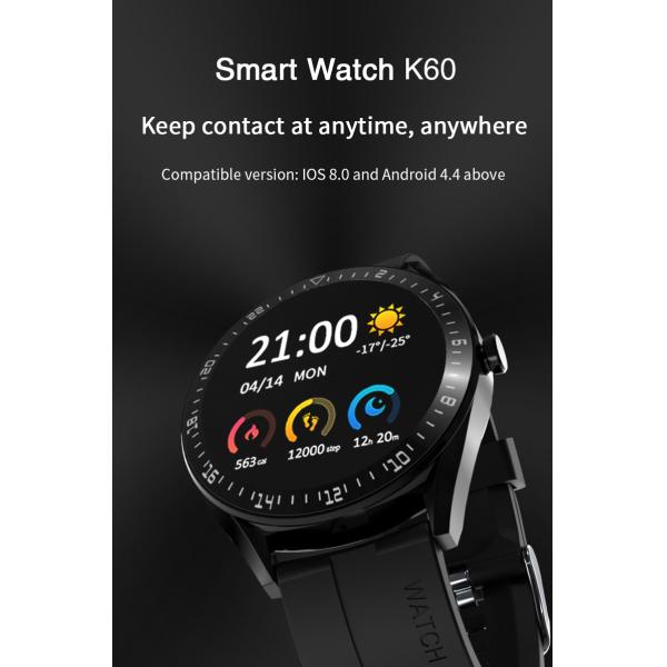 K60 High Quality Bluetooth Calling Smart Watch