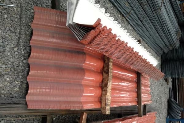 7.5 KW Motor Power Ridge Capping Roll Forming Machine with Perforation