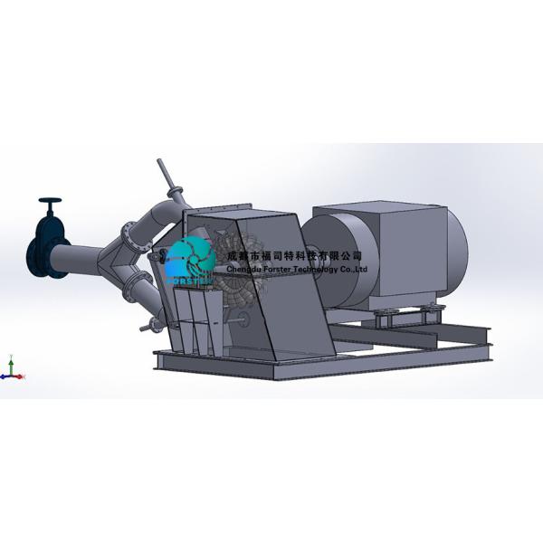 In Line Industrial Water Turbine Generator Hydropower Hydraulic Turbine 500kw On Grid