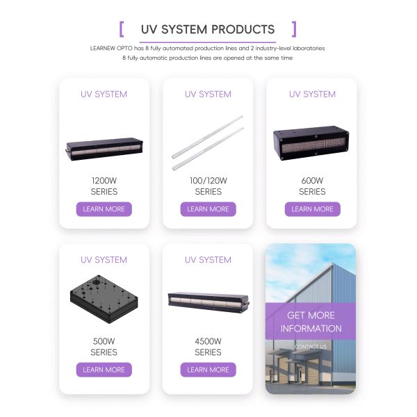 Learnew Curing LED Tube 365nm 100W 1500mm AC Tube IP20 Printing UV Tube 120W UV UVA Curing LED UV UVA