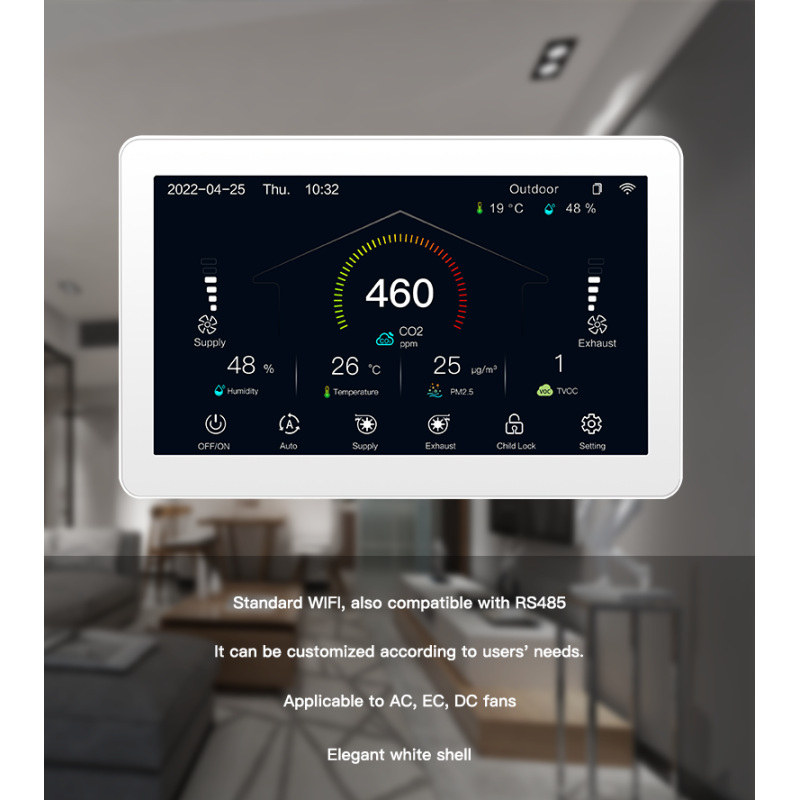 High Precision WIFI Smart HVAC Controller For Centralized Management