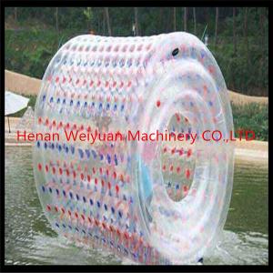Buy cheap summer hot inflatable water roller zorb ball 2.2M with custom color PVC1.0mm material product