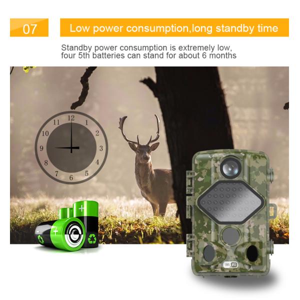 Ip65 Bluetooth Wifi Trail Camera Fast Trigger Time Remote Waterproof Wildlife Camera