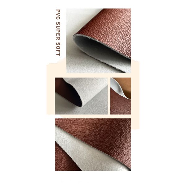 Luxuriously Soft PVC Synthetic Leather for Sofas - Scratch-Resistant & Custom Colors B0236