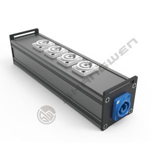 Buy cheap 4-Way 6-Way PowerCON 1-IN Audio Distribution Box Stage Connector Accessories Copper Contact Splitter Coupler Power Connectors product