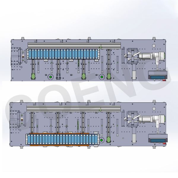 1200mm Prismatic Battery Pack Stacking Pressing Machine