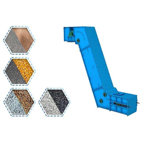 Carbon Steel Flat Idler Enclosed Side Wall Belt Conveyor 800mm Width