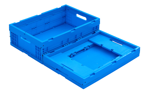 Auto Plastic Logistics Box High Load Auto Parts Foldable Solid Box Heavy-Duty Recyclable PP Plastic Crate Logistic Stackable Crate