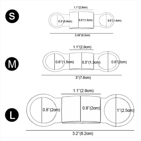 Stainless Steel Personalised Pet Tags Slide On Dog Collar Name Tags