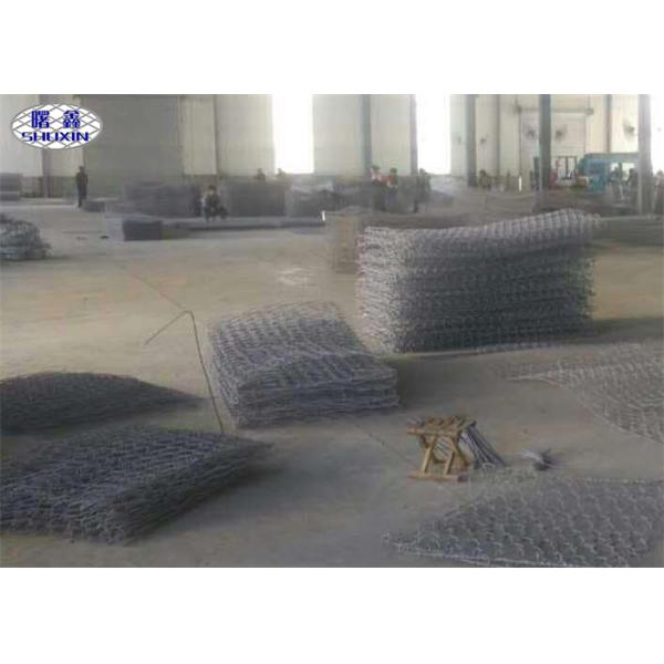 Galvanized Strong Gabion Wall Cages / Gabion Baskets Retaining Wall
