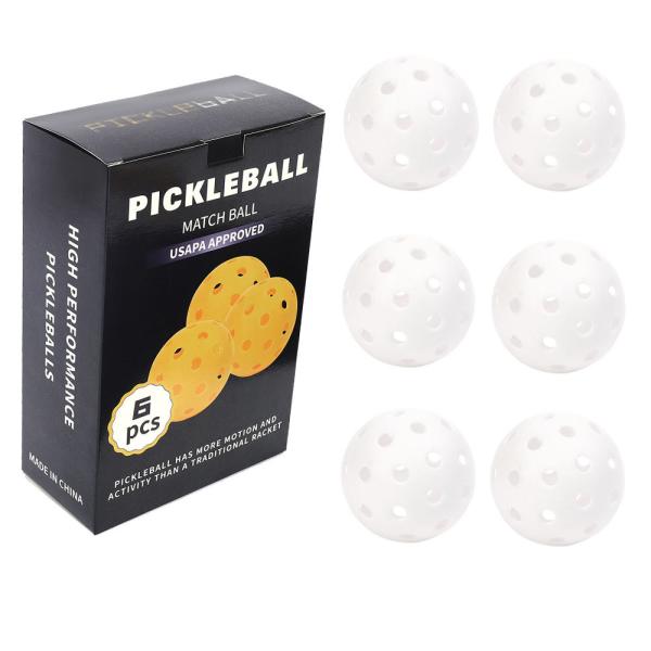 Pickleball 40 Hole Hole Ball 74mm Rotational Injection Molded Luminous Ball Pickleball