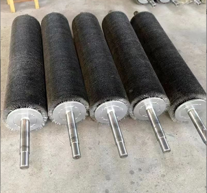Mechanical Polishing Roller Brush Rust Removal Polishing Winding Type