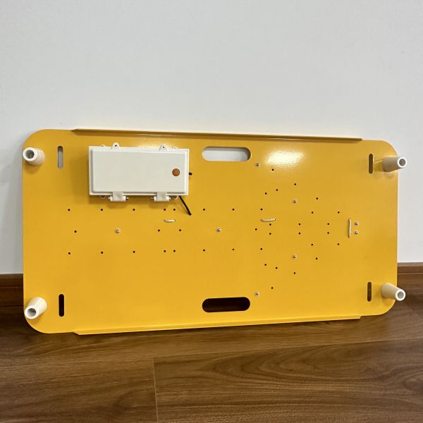 Close-up view of LED Arrow Board construction and design