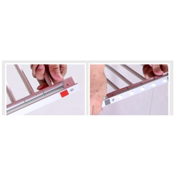 Foldable Rotary Rustproof Double Bar Towel Holder
