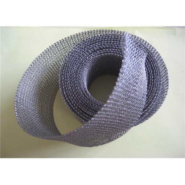 OEM Single Wire Knitted Mesh Fabric Stainless Steel 0.23mm 25mm Width For Filtration