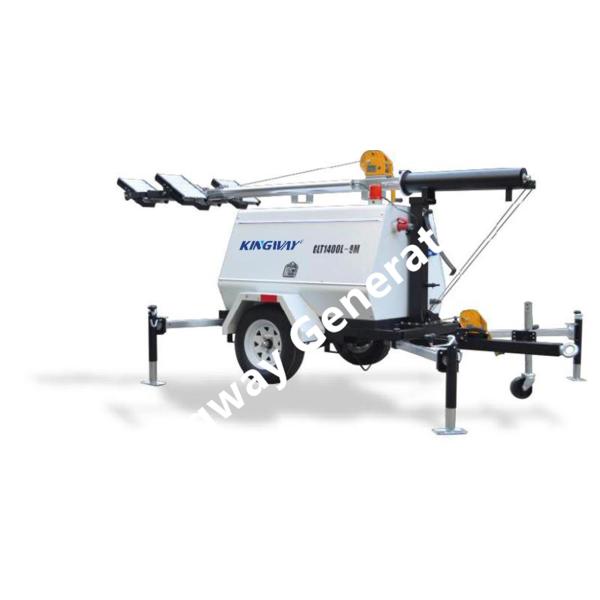 ISO Approval 6m Mechanical Lifting Mobile Light Tower For Court