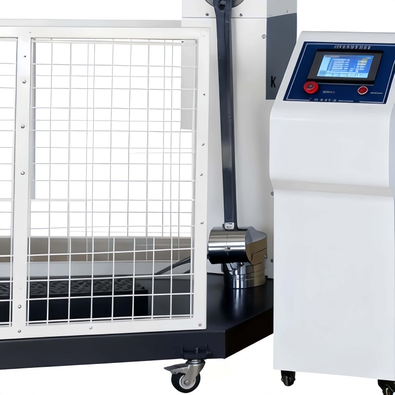 Factory-Direct PLC Touchscreen-Controlled Ski Pendulum Impact Testing Machine with Protection and Adjustable Pendulum Arm