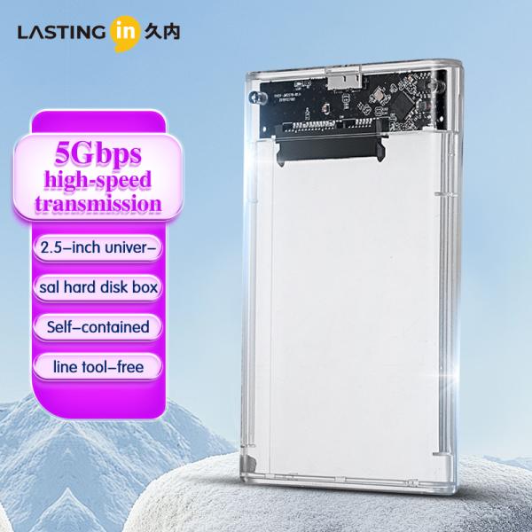 Laptop 2.5" Sata Ssd Enclosure Universal Hard Drive Case