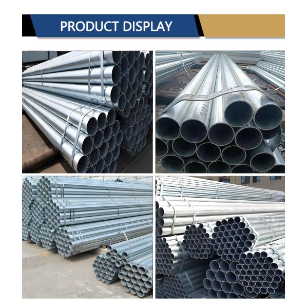 Zero Spangle Galvanized Steel Pipe Hot Rolled Based For Construction