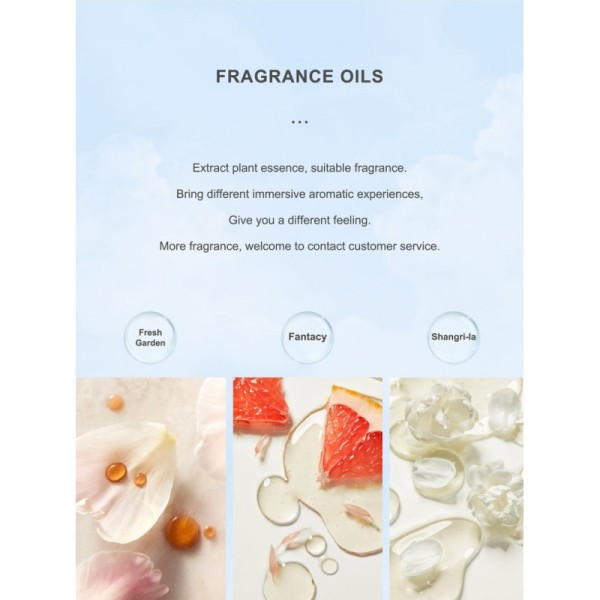 3W Two Fluid Atomization Aroma Diffuser Machine Wall-Mounted Eco Friendly PP Home Fragrance Device