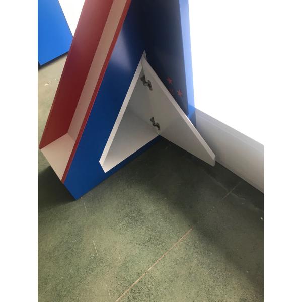 Customized Safe Children Furniture Solid Wood and MDF Bunk Bed for Kids Bed Blue for Boy with Basketball Hoop and Slide