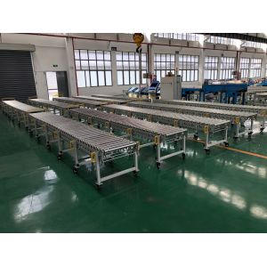 Buy cheap Horizontal Flat Bottom Expandable Factory Conveyor Systems product