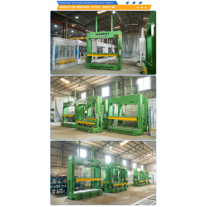 Two Cylinder Cold Press Machine Customized Laminating Press Machine 50T For Wood Based Panels