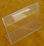 Clear Acrylic Rack Card Holder L Price Tag Holder