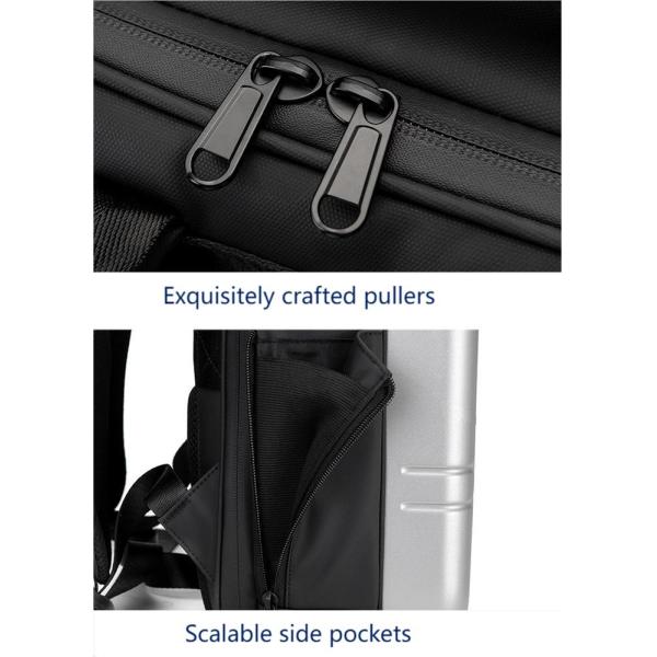 Durable Hardshell Laptop Backpack With Safety Combination Lock Weight Reducing