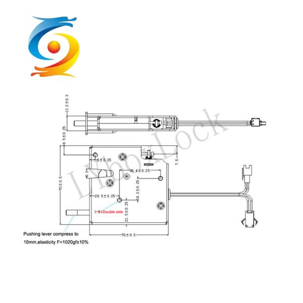 12v Mini Electric Cabinet Locks Electromagnetic For Parcel Delivery Locker