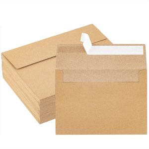 Buy cheap Customizable Brown Envelopes Kraft Paper Envelopes Envelopes Self Seal product