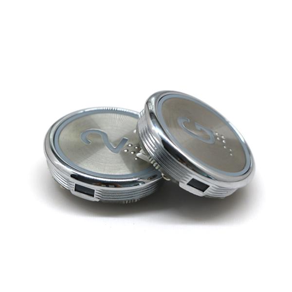 Stainless Steel Xizi Otis Braille Elevator Button Lift Up Down Push Button 35mm
