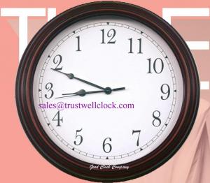 Buy cheap good quality backwards wall clocks / anti-clockwise wooden wall clocks product