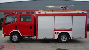 Buy cheap 135kw 3500L Tank Capacity Foam Fire Truck Firefighting Throw Range Over 50 Meters product