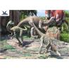 Buy cheap Realistic Rubber Outdoor Dinosaur Statues For Plaza Remote Control from wholesalers