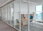 Relocated Reusable Acoustic Glass Office Partitions Panel Hooked Partition