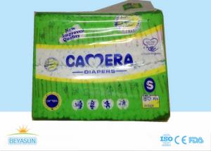 Buy cheap Huge Absorbency Baby Diaper Products Natural Disposable Diapers With Magic Tapes , Eco Friendly product