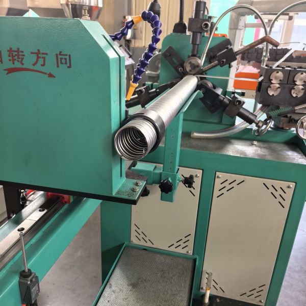 High Efficiency Galvanized Steel Corrugated Pipe Roll Forming Machine Metal Wave Pipe Manufacturing Equipment