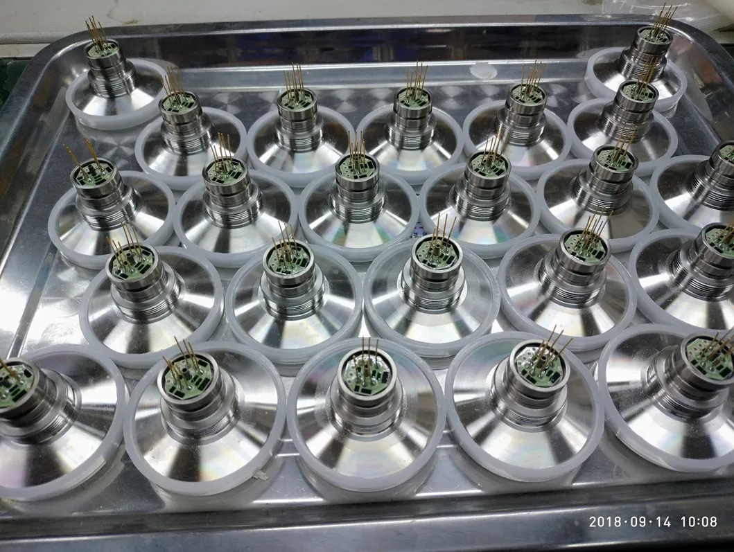 50.4mm Clip Connects To The Flat Diaphragm Pressure Transmitter Sensor With Silicon Level Sensor