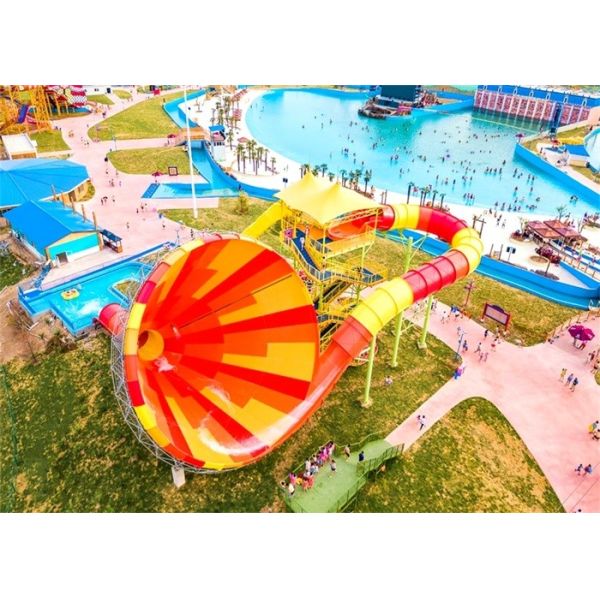 Aqua Amusement Super Tornado Water Slide 18m Platform Height